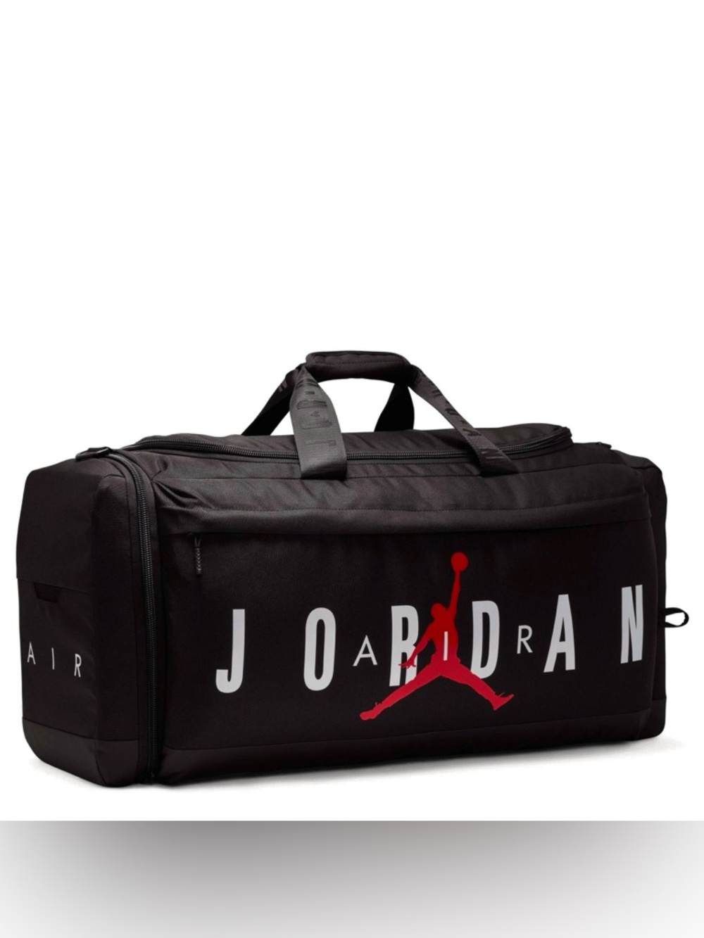 Title: Jordan Velocity Medium Duffel Bag (62.5L) - Iconic Black/Red